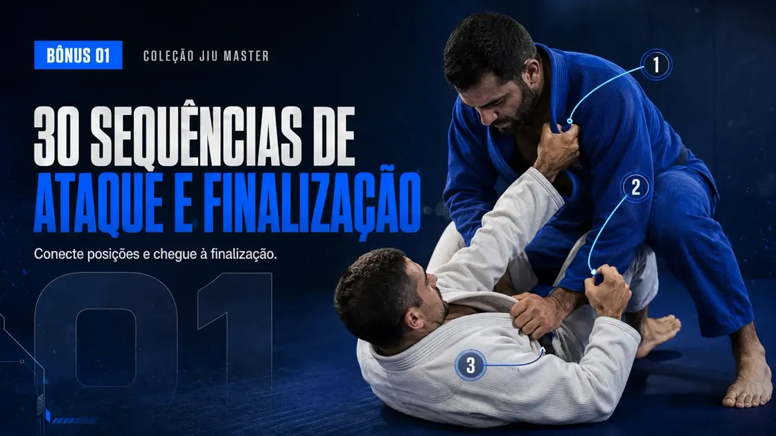 Capa do bônus 30 SEQUÊNCIAS DE ATAQUE E FINALIZAÇÃO